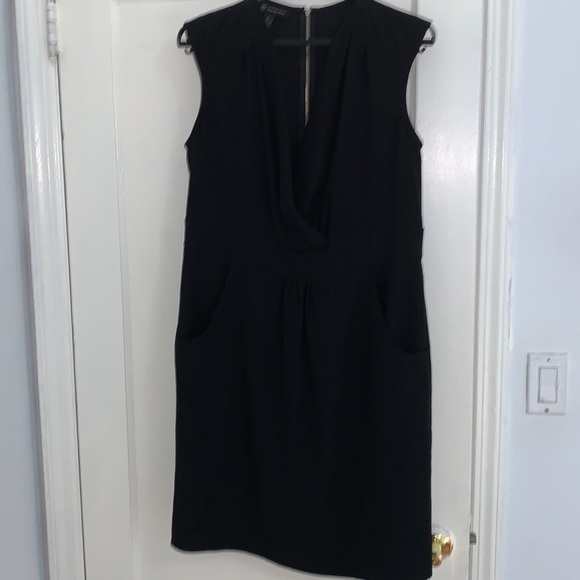Dresses & Skirts - INC- black V neck dress